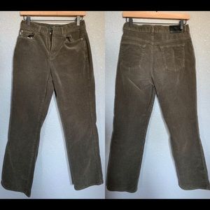 Ralph Lauren flared leg corduroy pants.